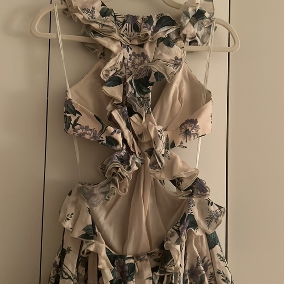 Like new Zimmermann Cassia Ruffled Floral Mini Dress. Size: 0 - Picture 10 of 11